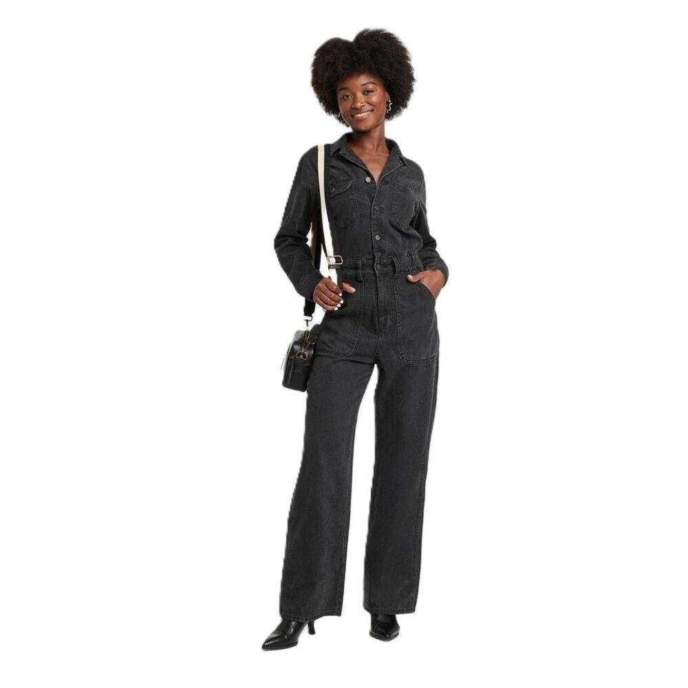 Universal Thread Women’s Black/Gray Pants Size 12 Casual Everyday